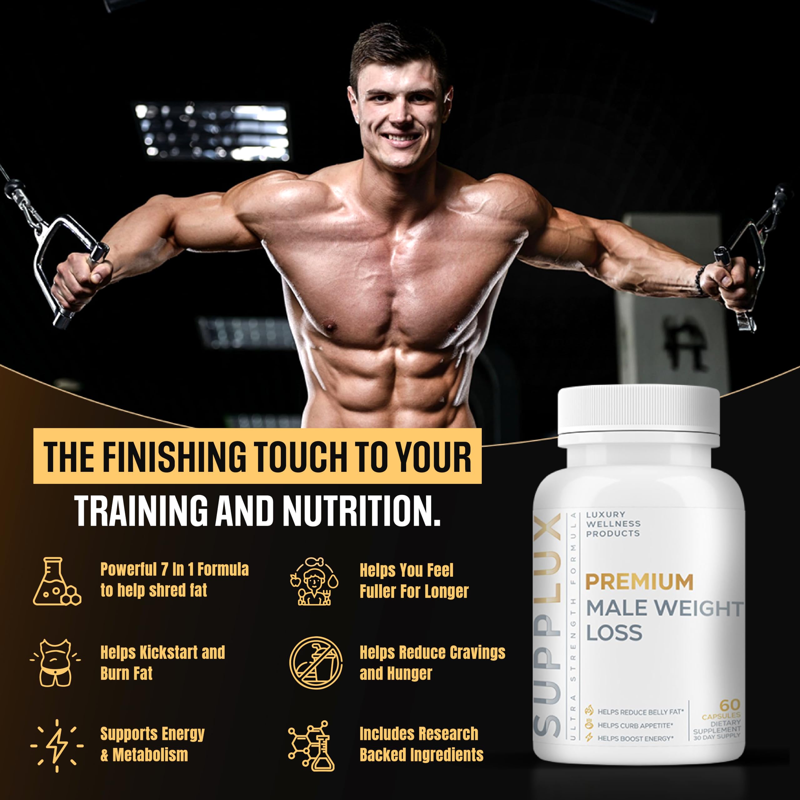 Nutrimend IQ Premium Weight Loss capsules closeup highlighting easy-to-swallow pills and quality ingredients.