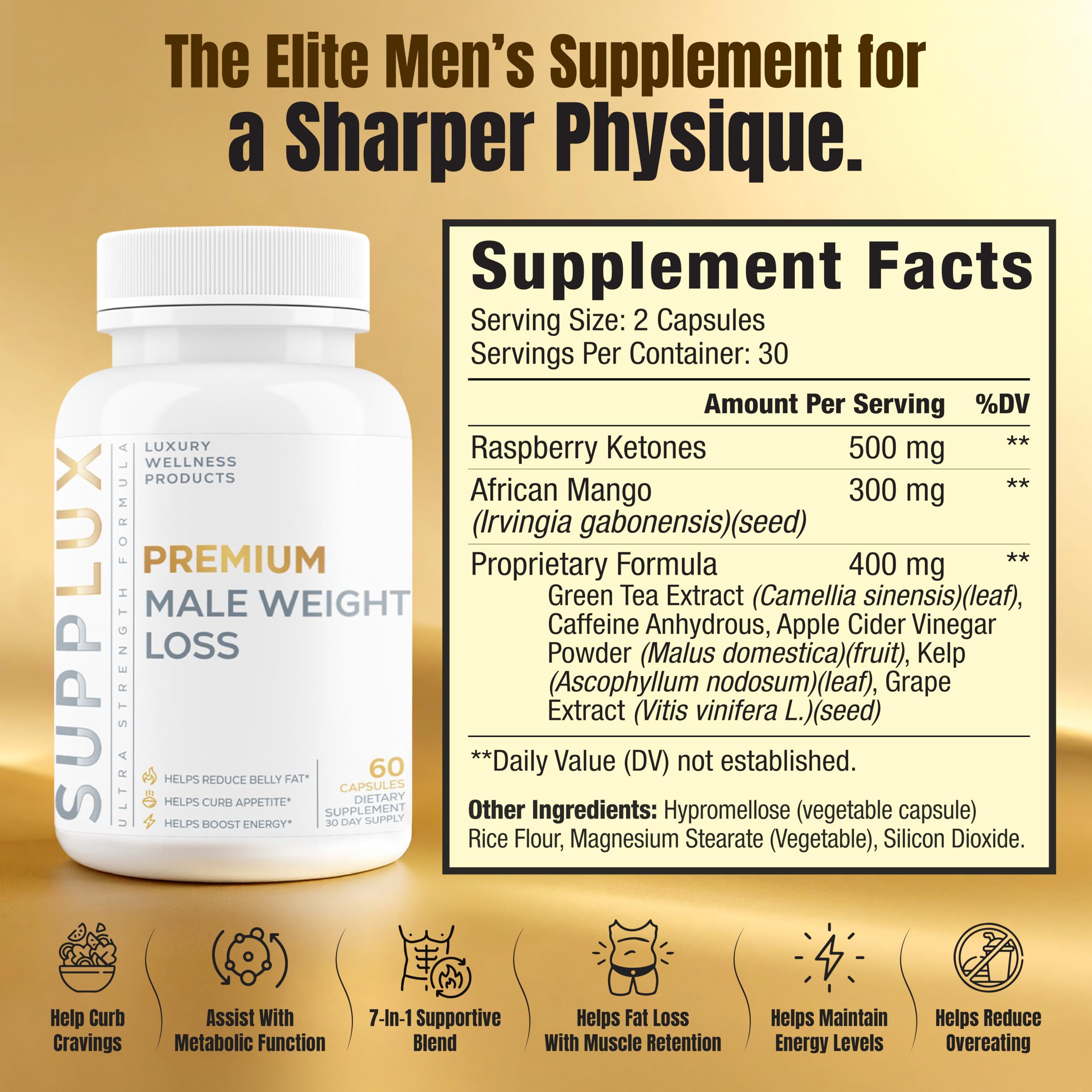 Nutrimend IQ Premium Weight Loss packaging emphasizing GMP quality and clean-label formulation.