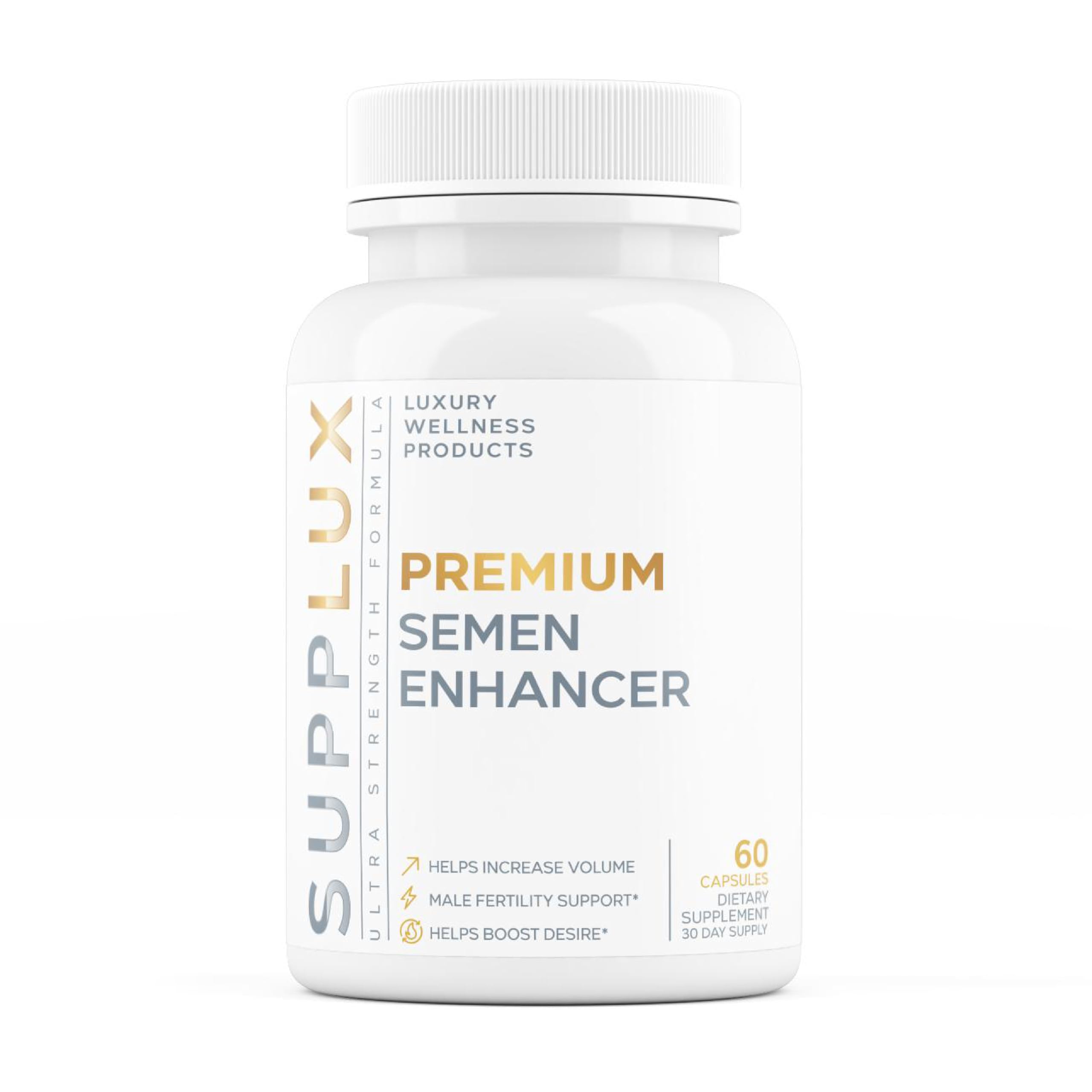 Nutrimend IQ Semen Volume Enhancer bottle pour shows premium packaging and easy dosing