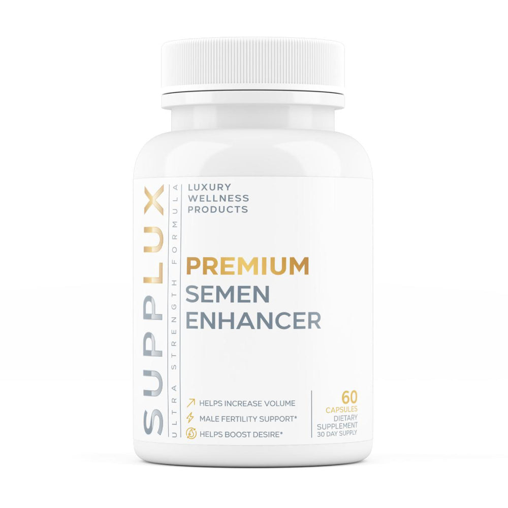 Nutrimend IQ Semen Volume Enhancer bottle pour shows premium packaging and easy dosing