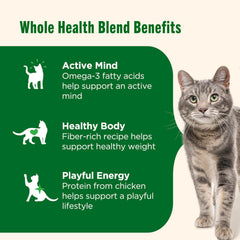 Nutrish-natural-nutrition-all-ages showcases natural ingredients for cats of all ages.
