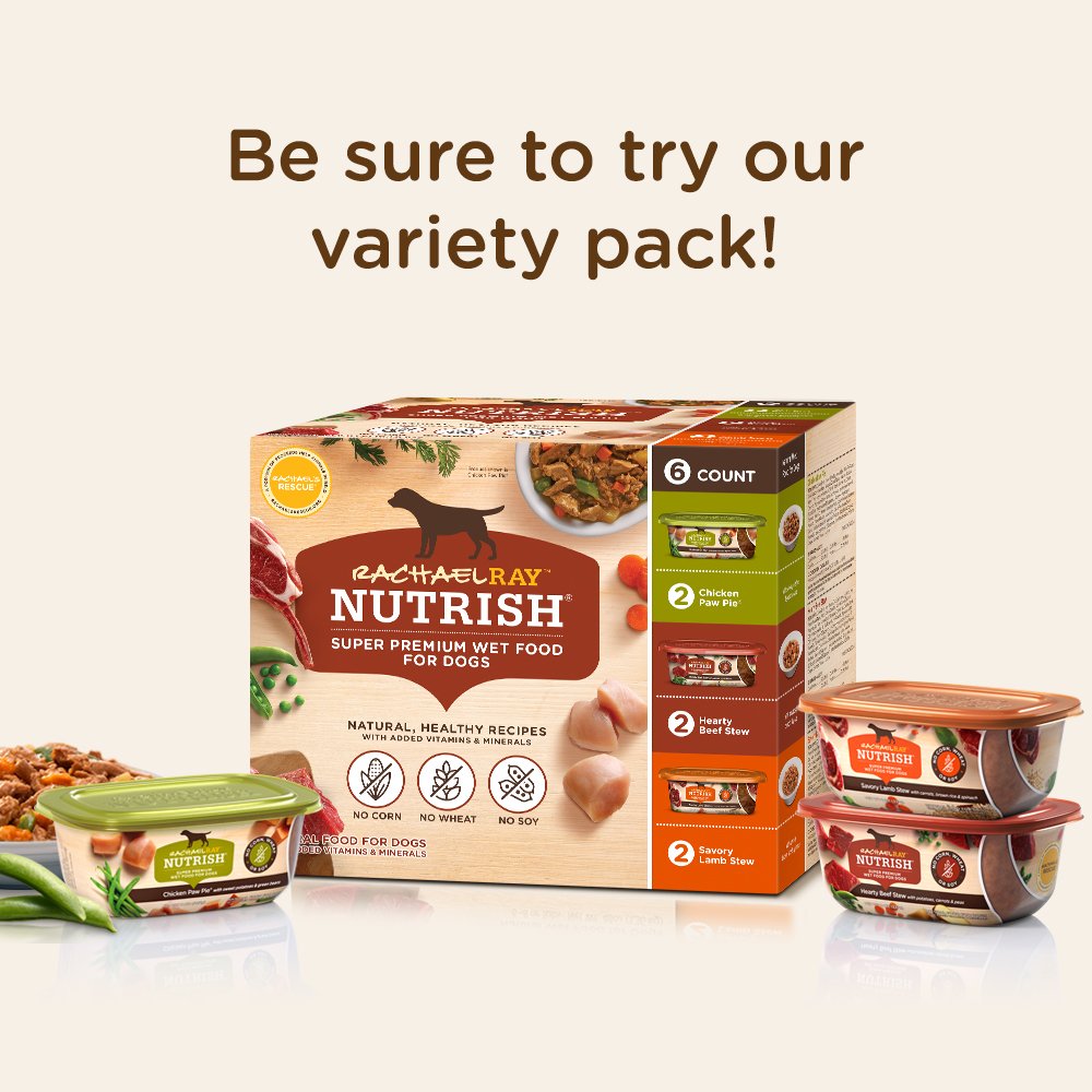 Nutrish fortified with vitamins and minerals for daily nutrition.
