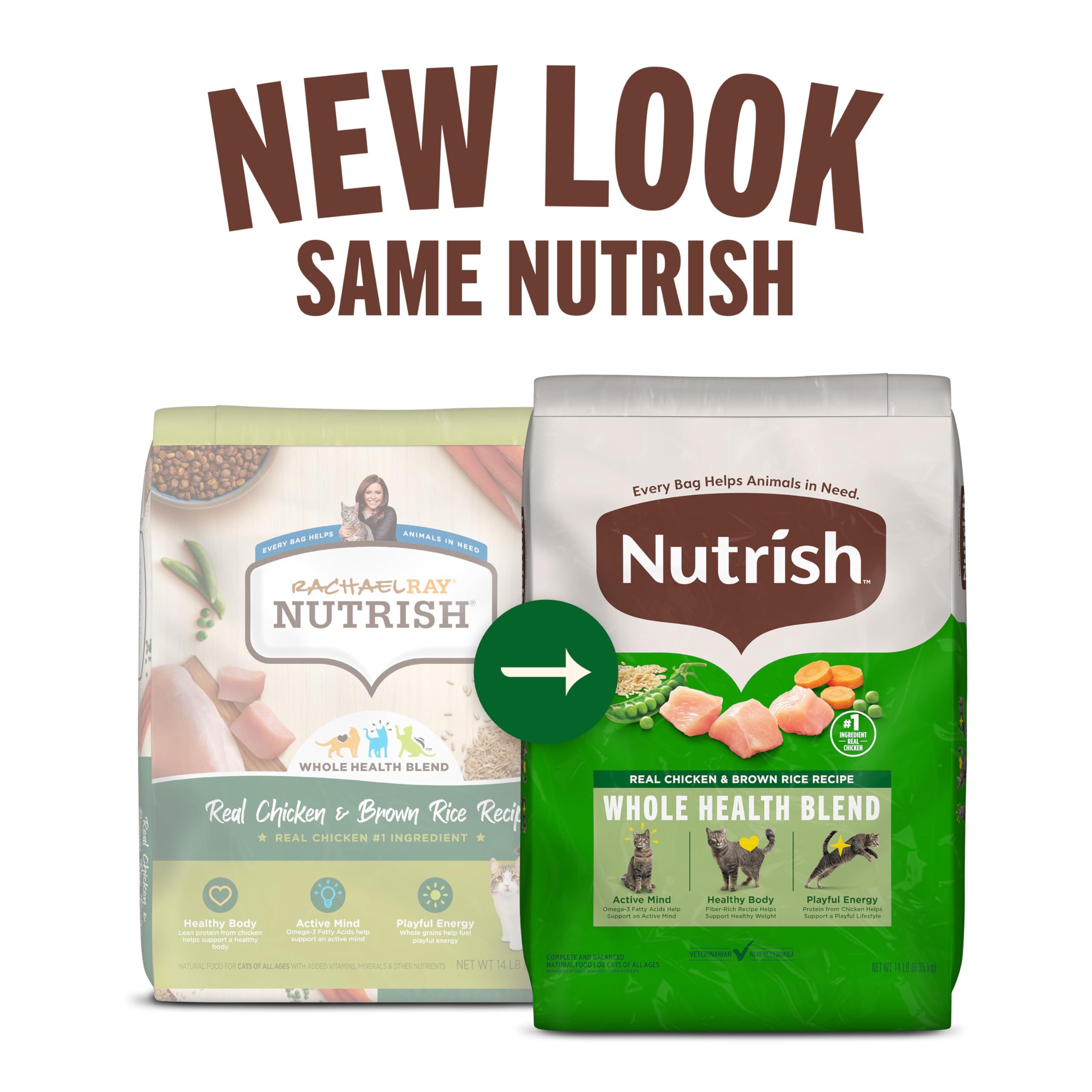 Nutrish real-chicken-ingredient highlights real chicken as the primary protein.