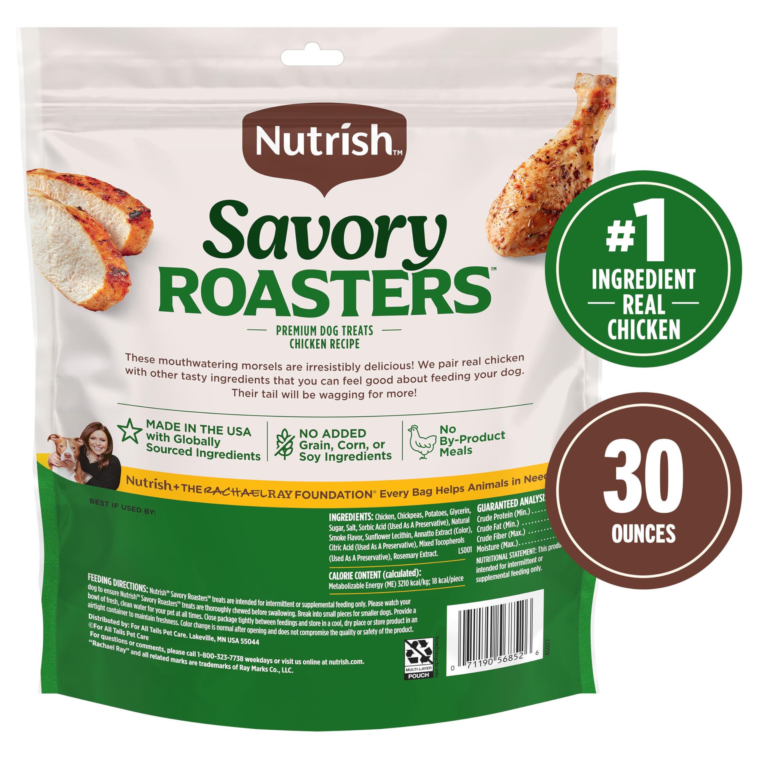Re-sealable bag close-up emphasizes freshness and convenient portioning for daily treats.