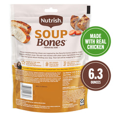 Nutrish Soup Bones texture gentle on dogs' teeth and gums.