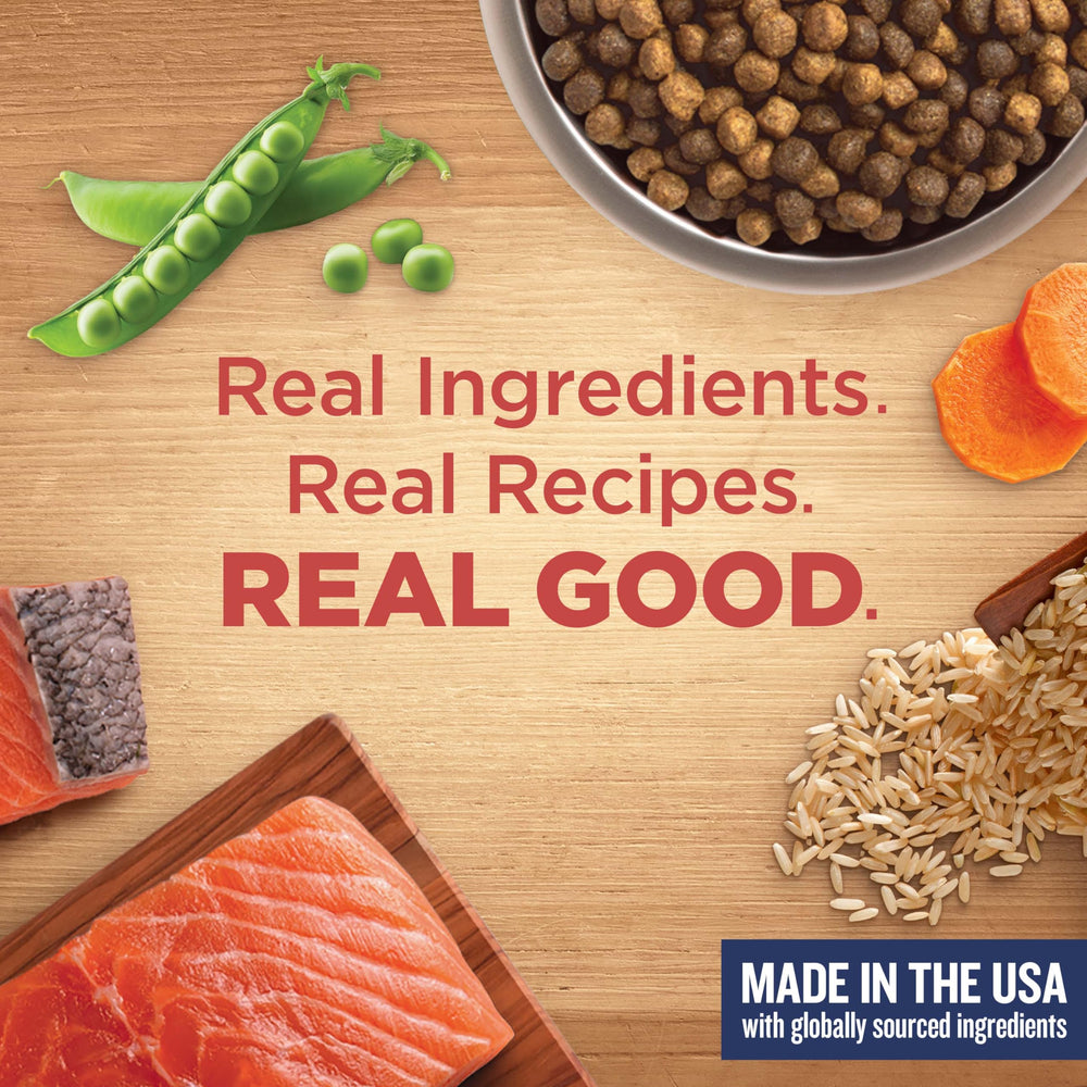 Nutrish USA-made ingredients label signals quality sourcing