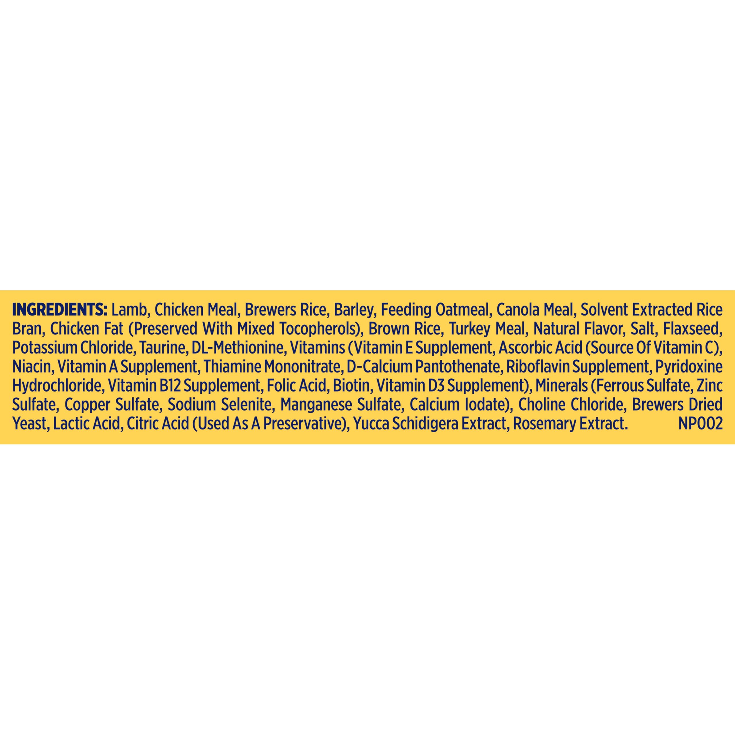 Nutrition panel highlights added vitamins and minerals.
