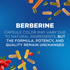 Close up of Nutrivein Berberine capsules for easy daily use.