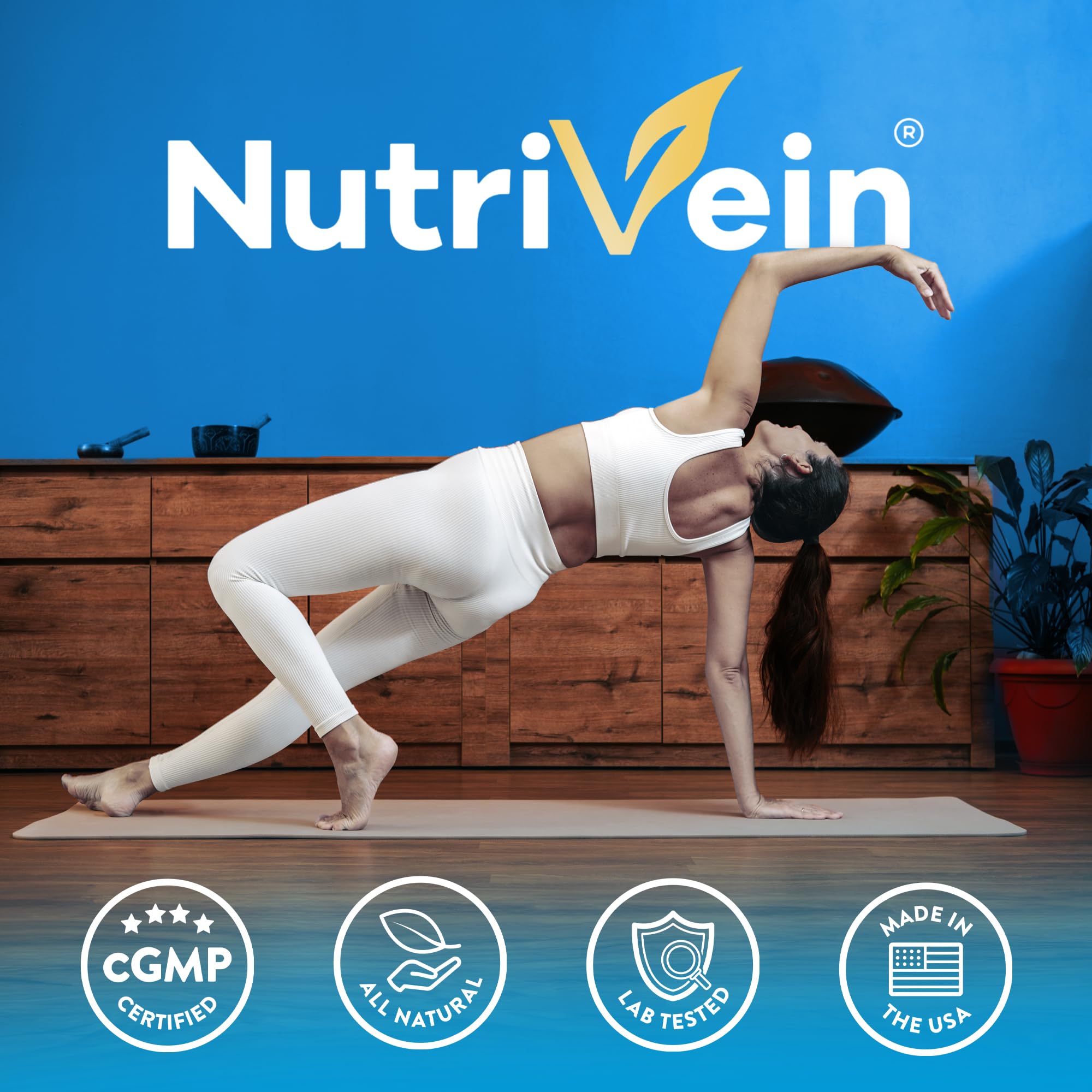 Nutrivein Berberine USA facility symbol indicating clean, American-made production.