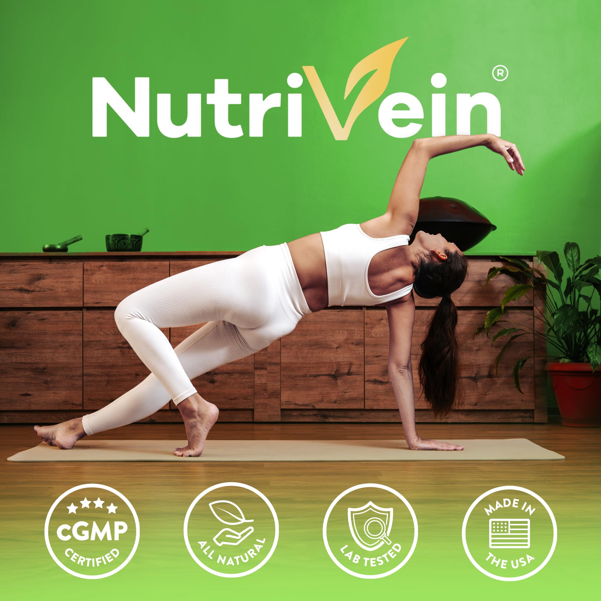 Nutrivein DIM bottle label highlighting 400 mg per capsule.