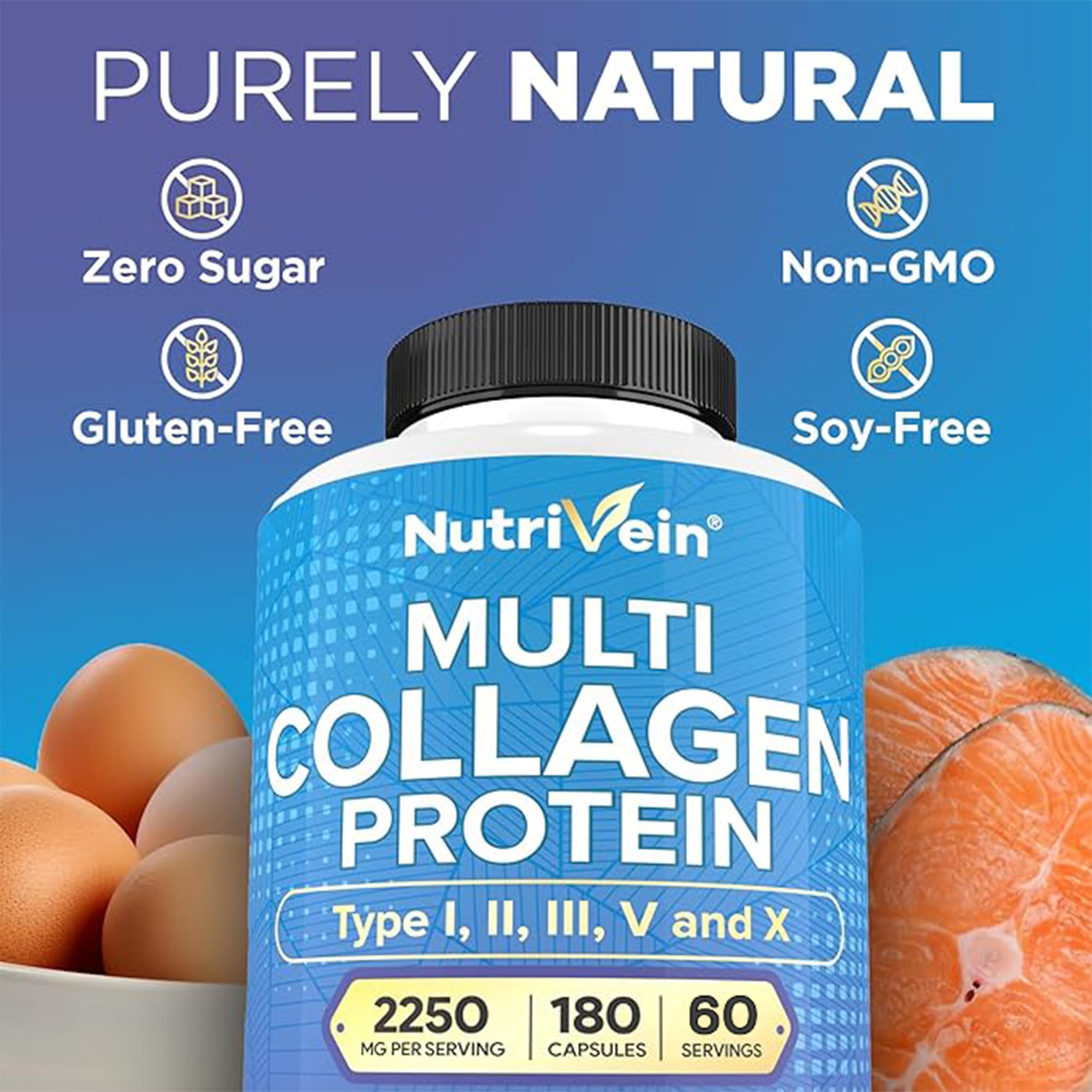 Nutrivein bottle on kitchen counter for daily wellness