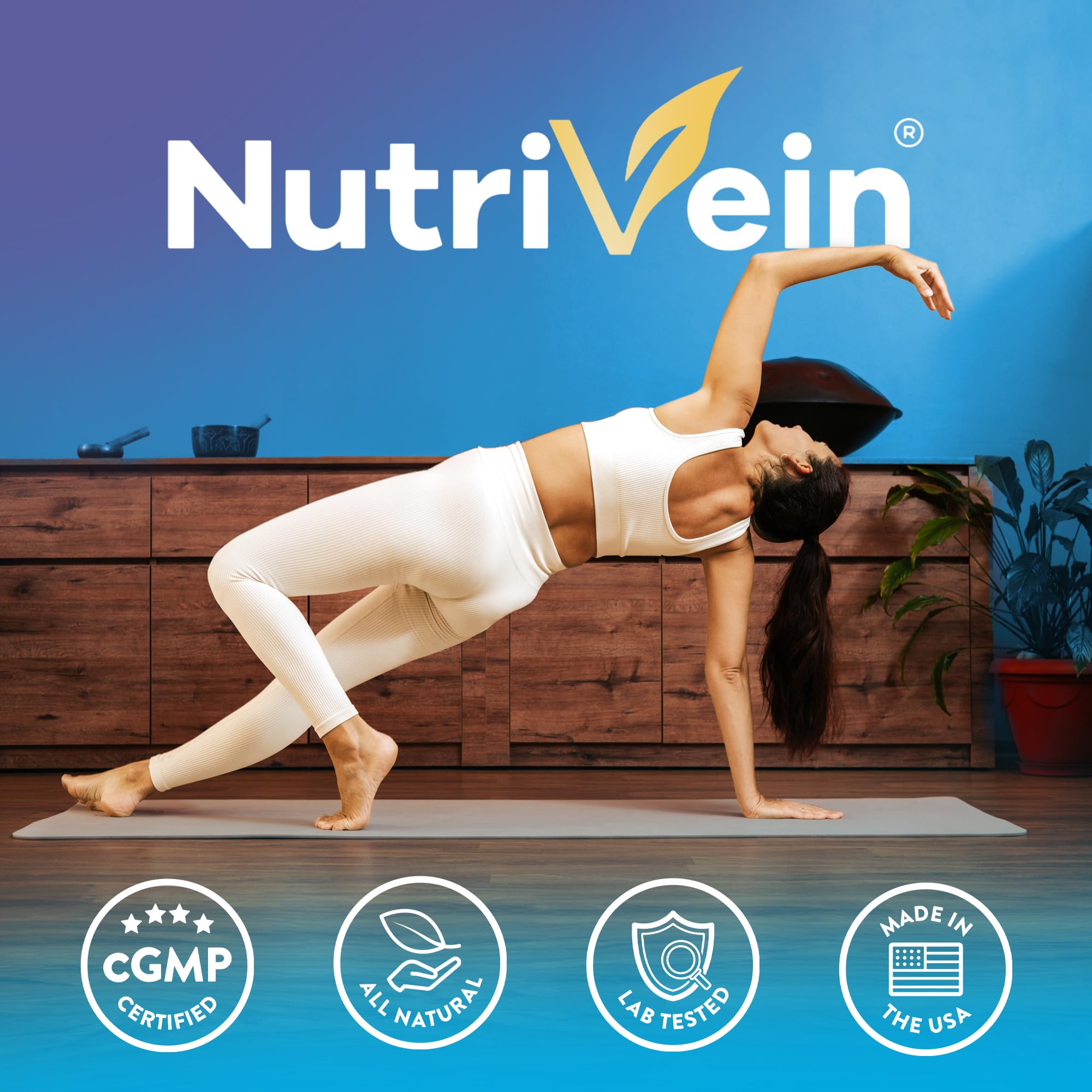 Nutrivein packaging with seal communicates quality and freshness