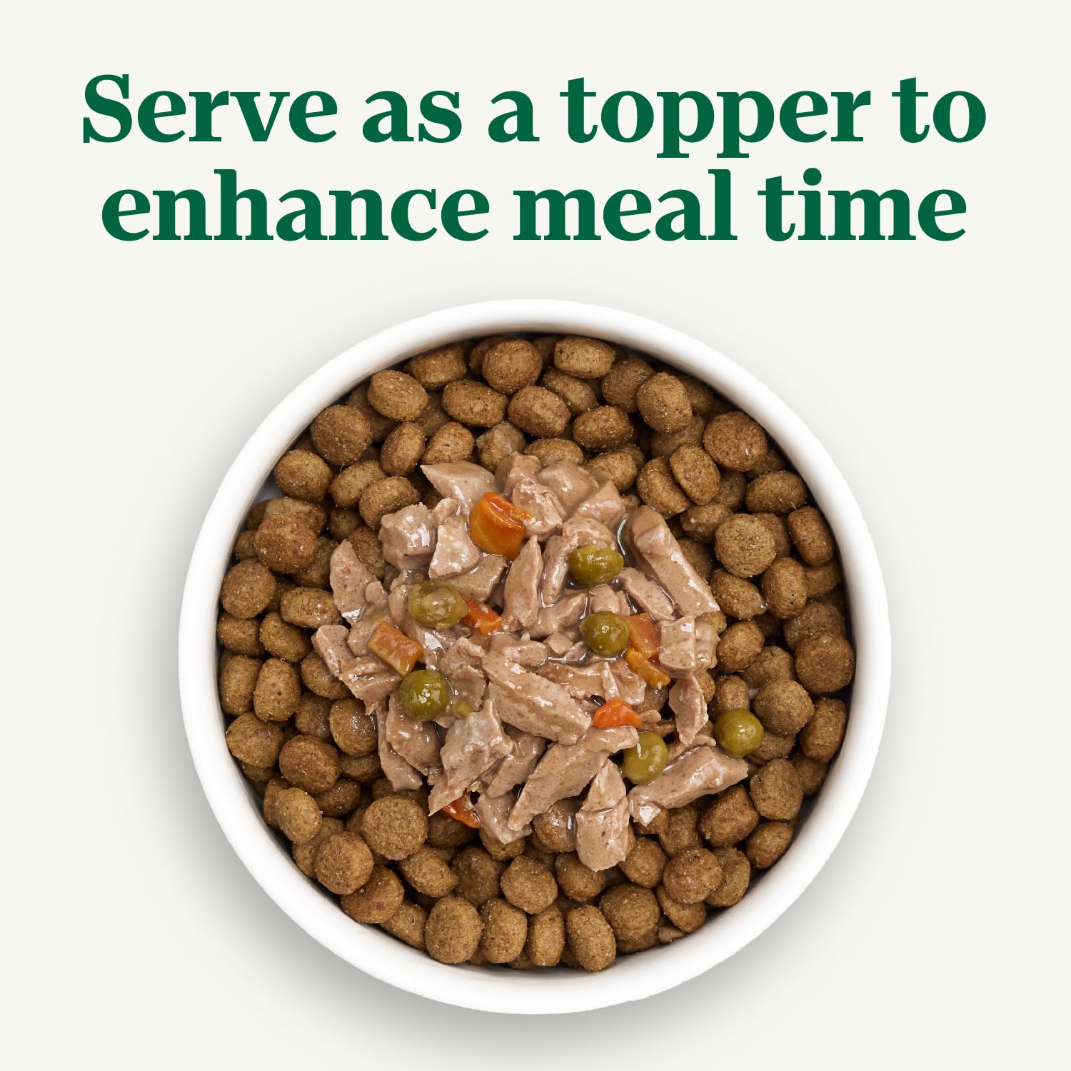 Nutro gravy texture close-up showcases moist, flavorful serving.