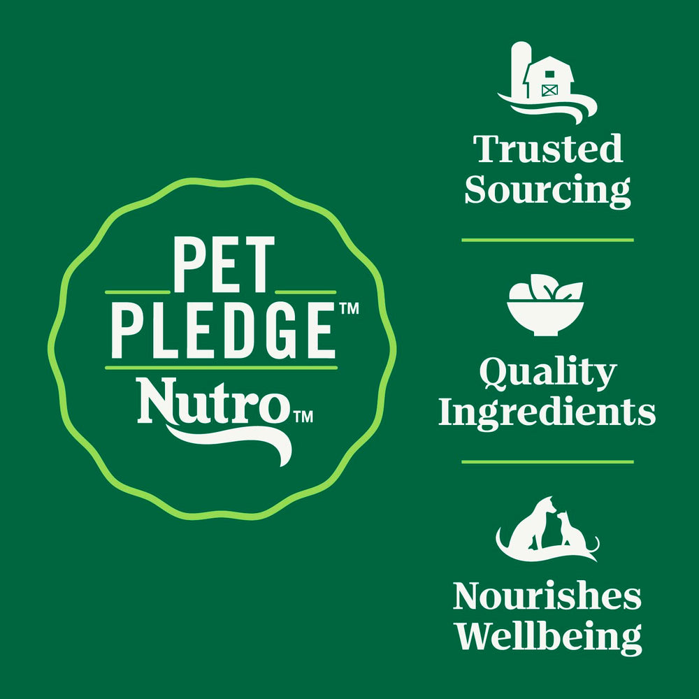 Nutro senior hairball-control formula supports grooming comfort