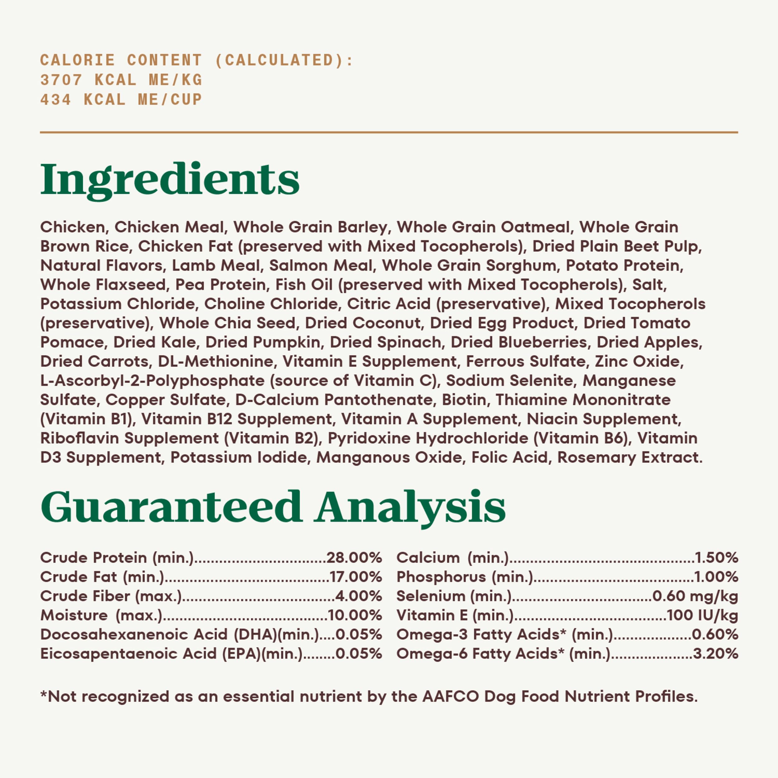 Nutro Ultra includes 14 superfoods for enhanced nutrition