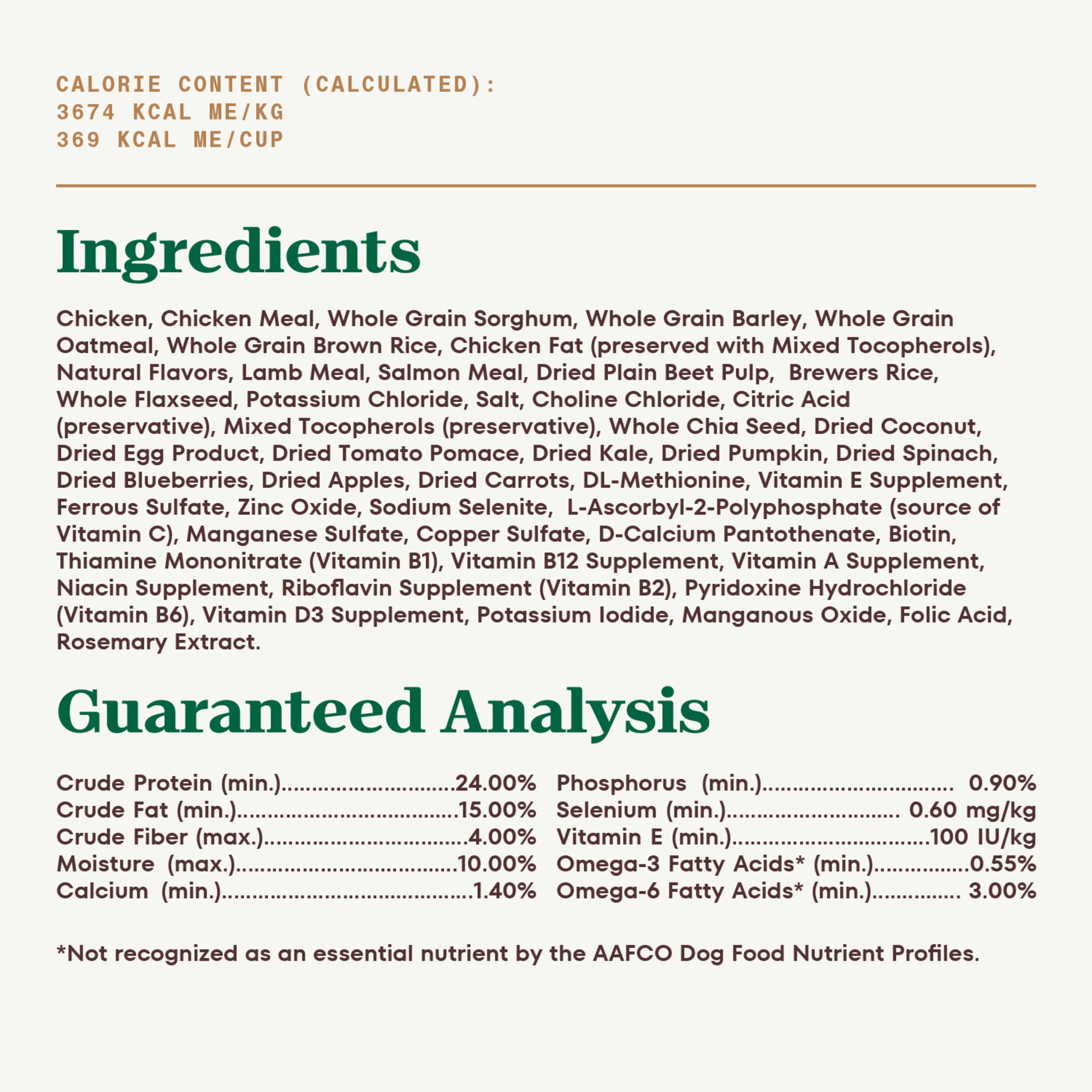 Nutro Ultra natural fiber supports digestion