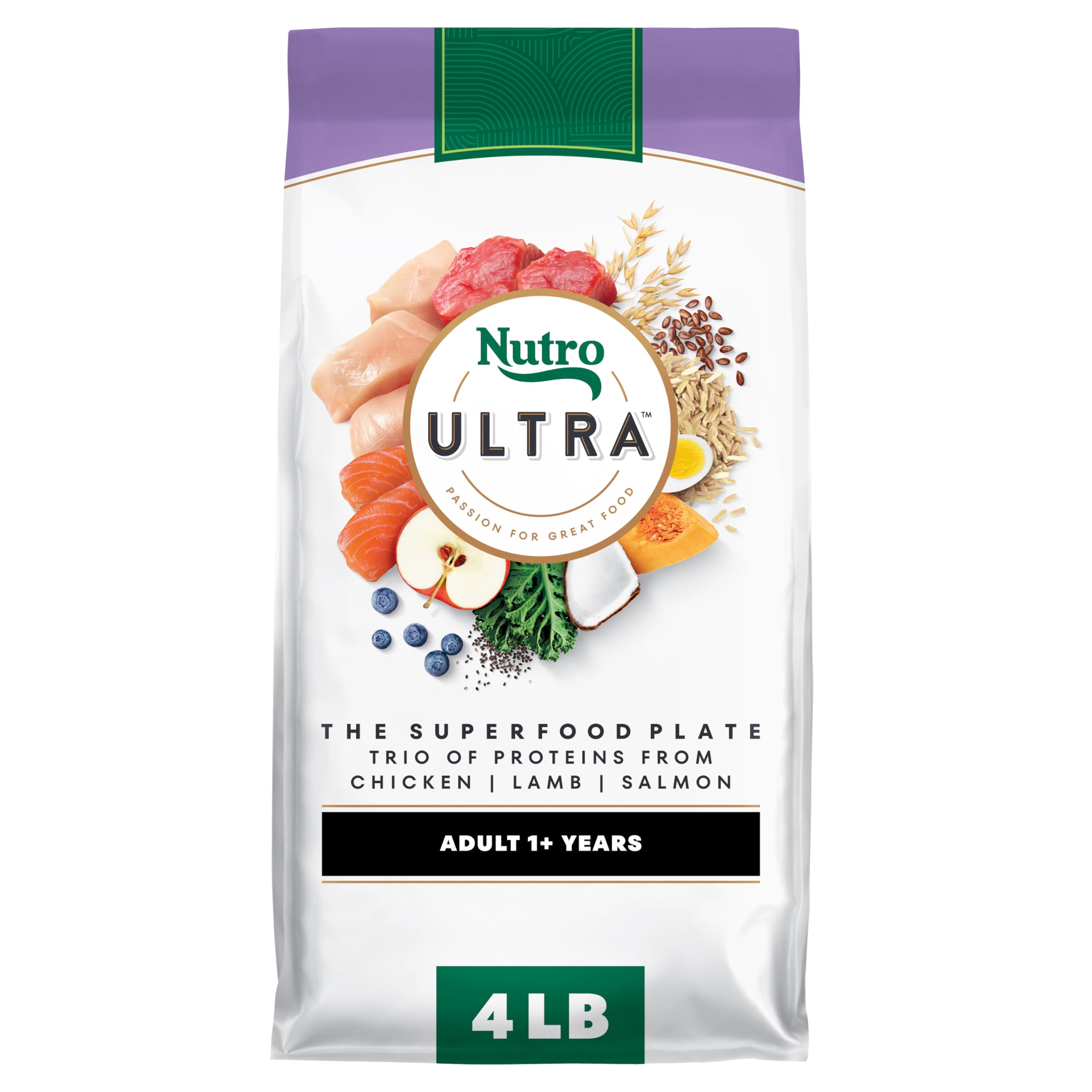 Nutro Ultra bag with trio proteins supports lean muscles
