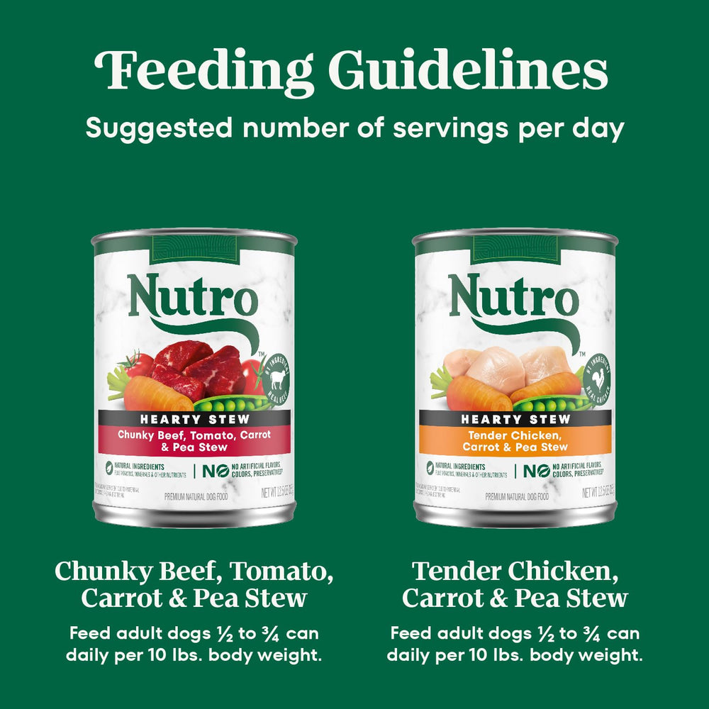 Nutro variety pack display shows multiple flavor options.