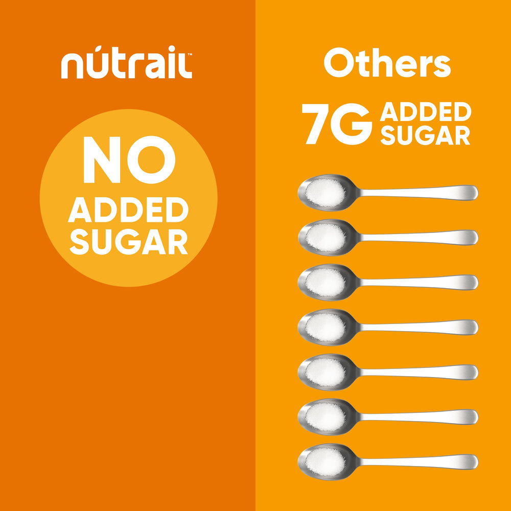 NuTrail Honey Nut granola yogurt topping close-up.