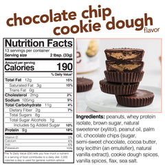 Spoonful of Nuts 'N More cookie dough peanut butter spread ready to enjoy