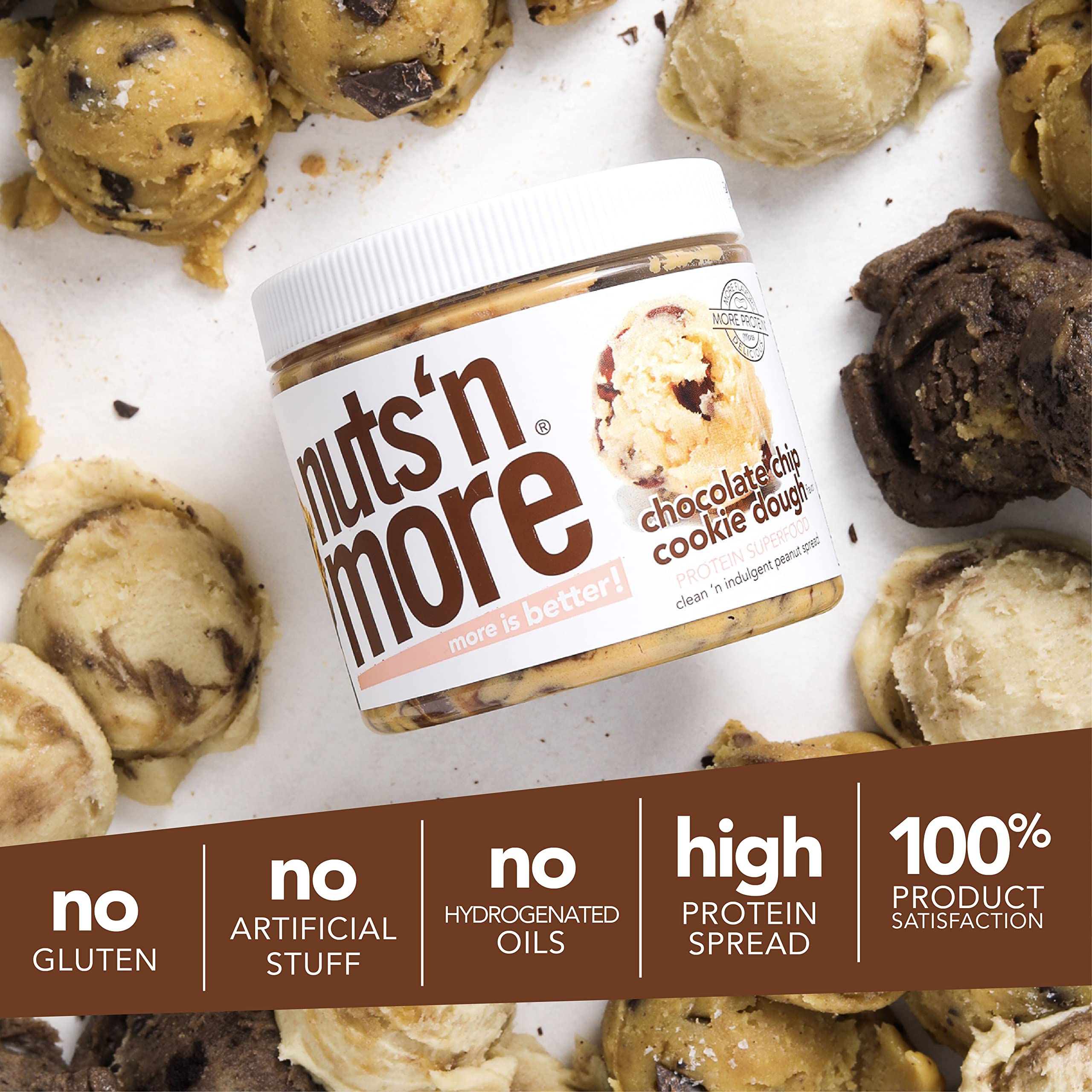 Nuts 'N More ingredients including flax seeds emphasize omega-3 fortification