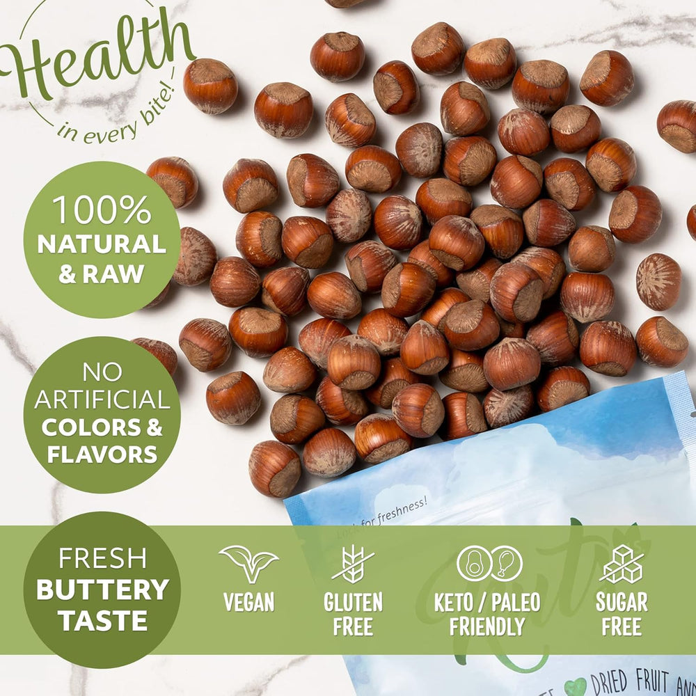 NUTS U.S. Oregon hazelnuts roasted for dessert toppings