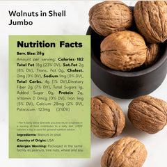 NUTS U.S. Walnuts in Shell crack-ready shells for easy prep and baking.