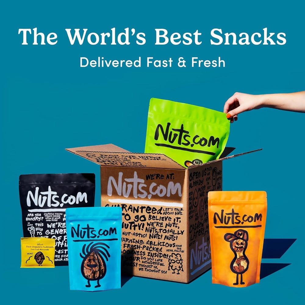 Nuts.com Satisfying crunch in a guilt-free snack experience.