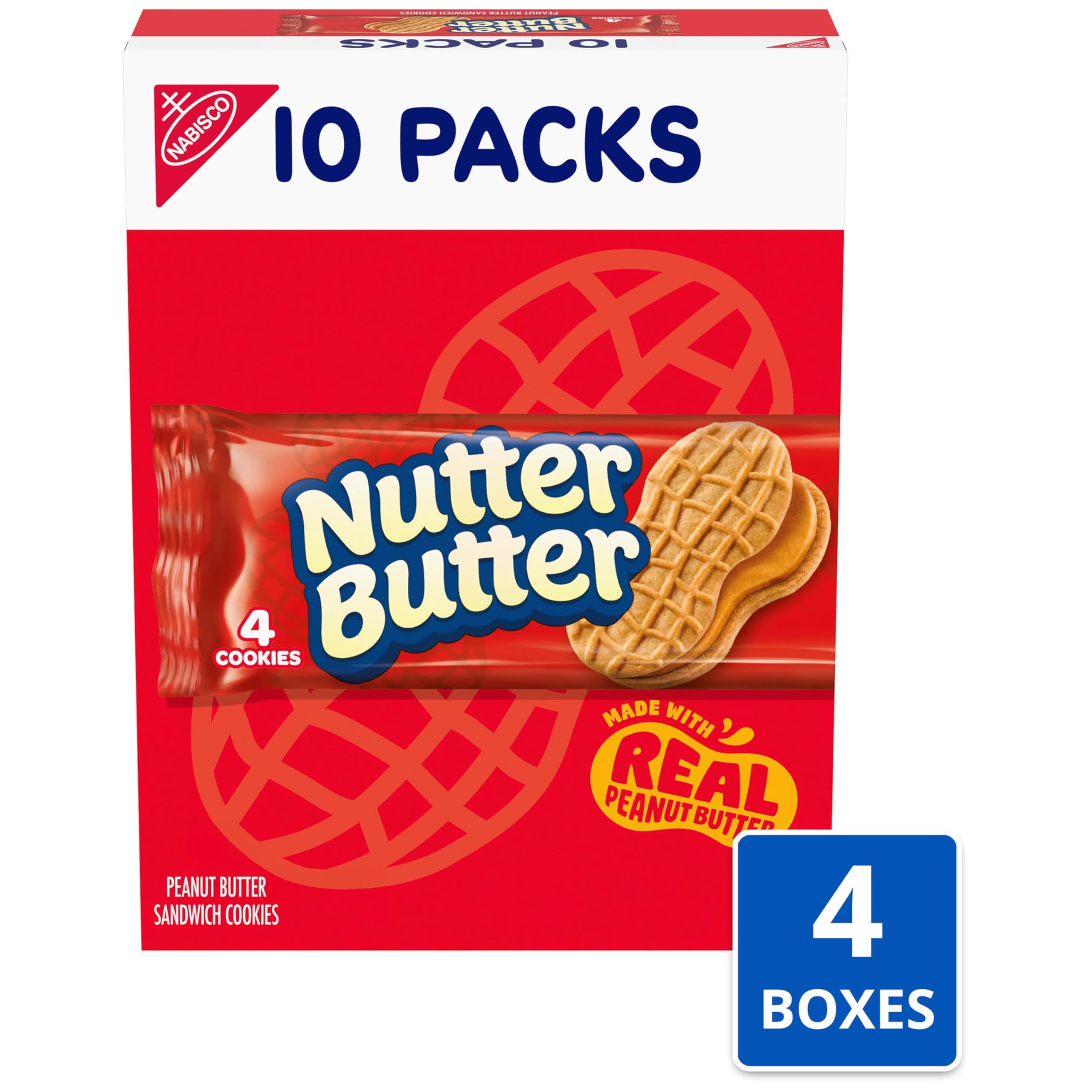 Nutter Butter peanut-shaped cookies add playful flair to snack time.