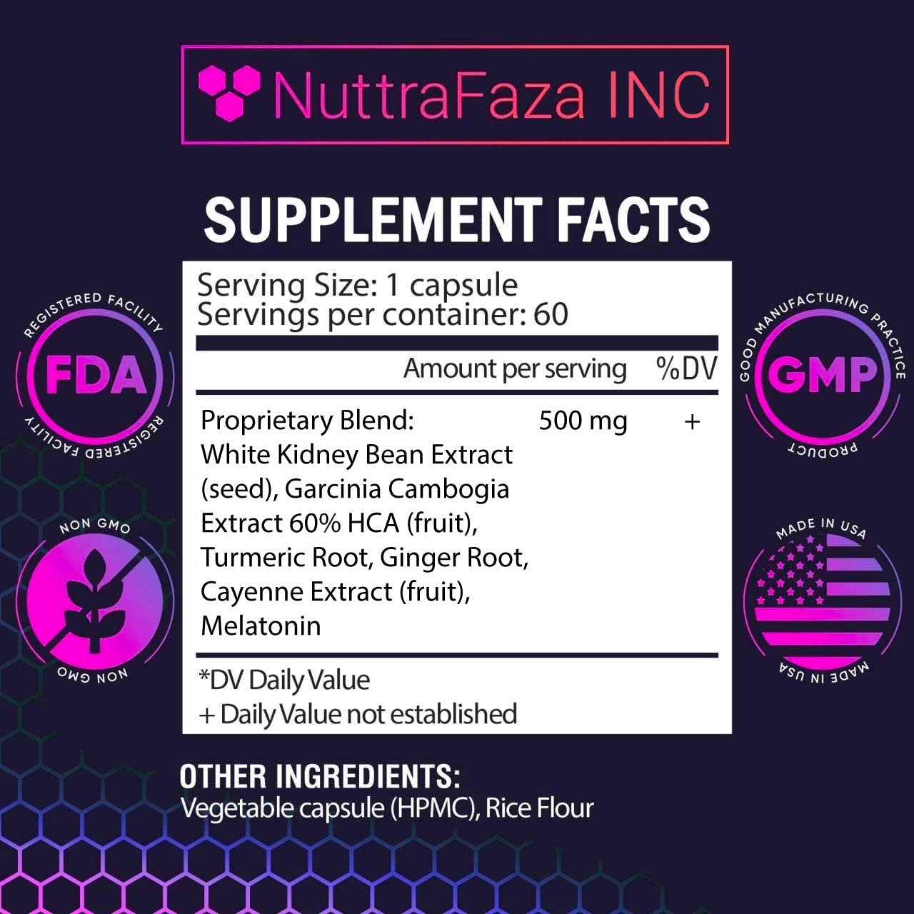 NuttraFaza Made in USA label reinforces certified facility production