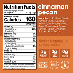 Serving NuTrail Cinnamon Pecan granola atop yogurt for a balanced meal