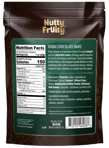 Nutty and Fruity Dubai Chocolate Bars milk chocolate pistachio wrapped, perfect for sharing.