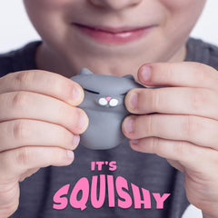 Nutty Toys Squishy Cat Set belly squish action promotes calm and sensory engagement.