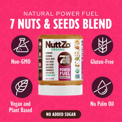 NuttZo crunchy texture with cashews and almonds, ideal for breakfast and bowls