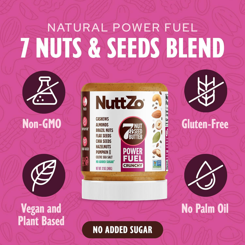 NuttZo smoothie bowl topping adds protein and flavor.