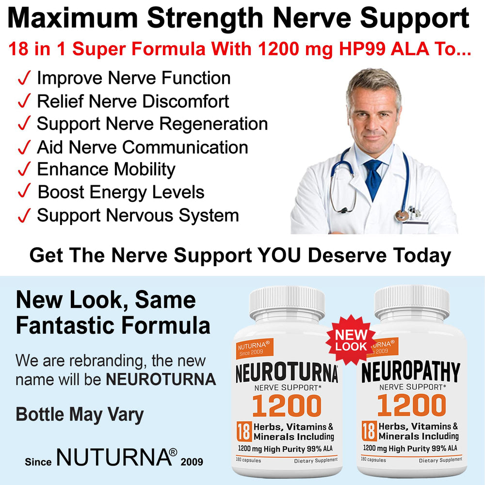 Nuturna bottle shows 180 capsules for long lasting value