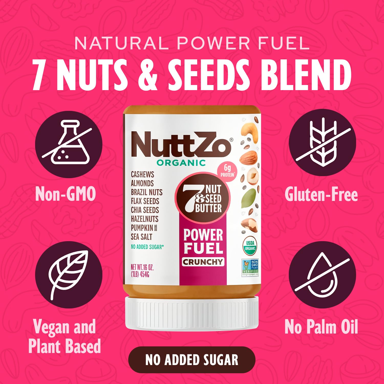 NuttZo crunchy butter on toast to illustrate versatile breakfast option