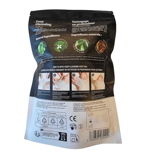 Nuubu foot pads during overnight application on the sole for a comfortable routine.