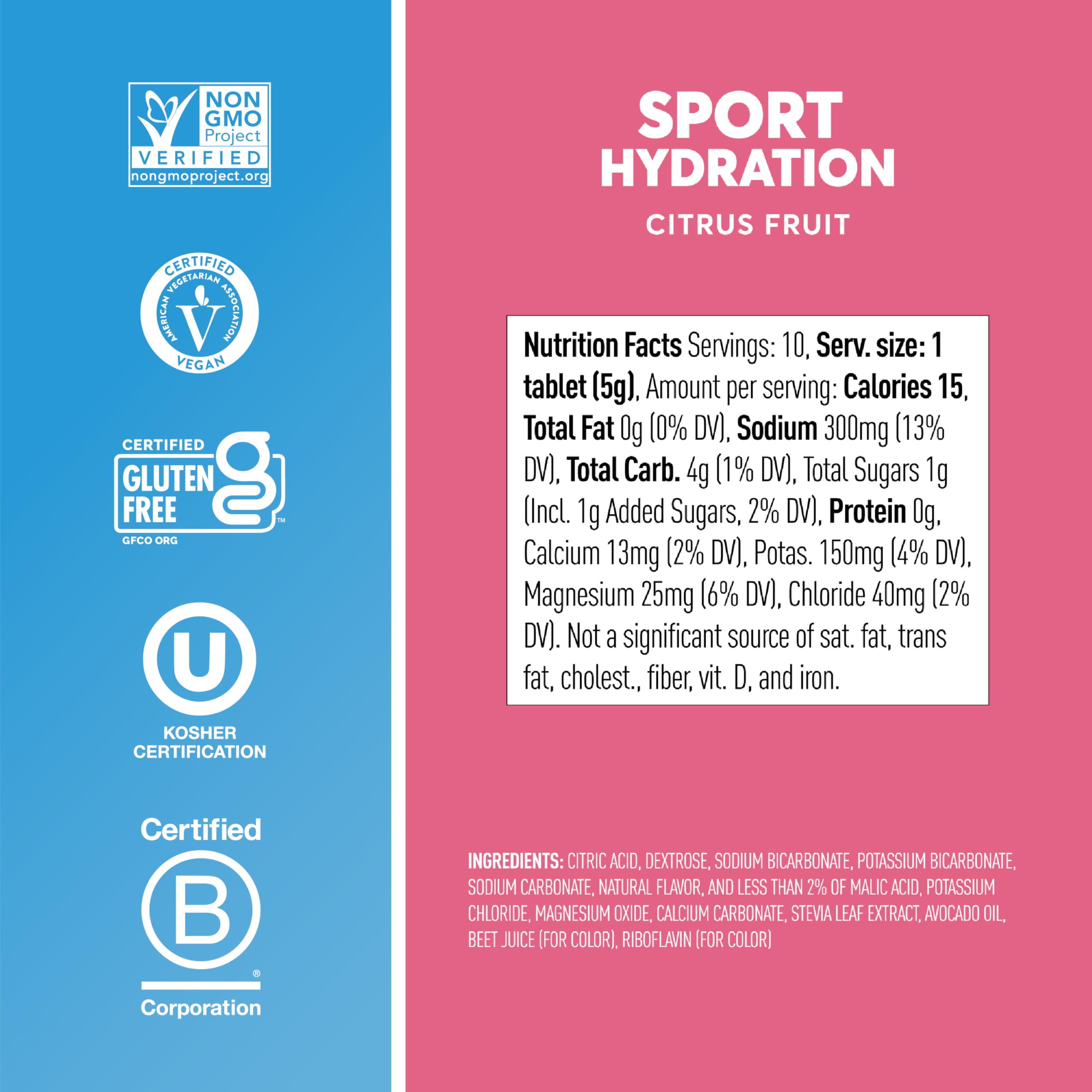 Nuun bottle with citrus hydration shows convenient, flavorful water.