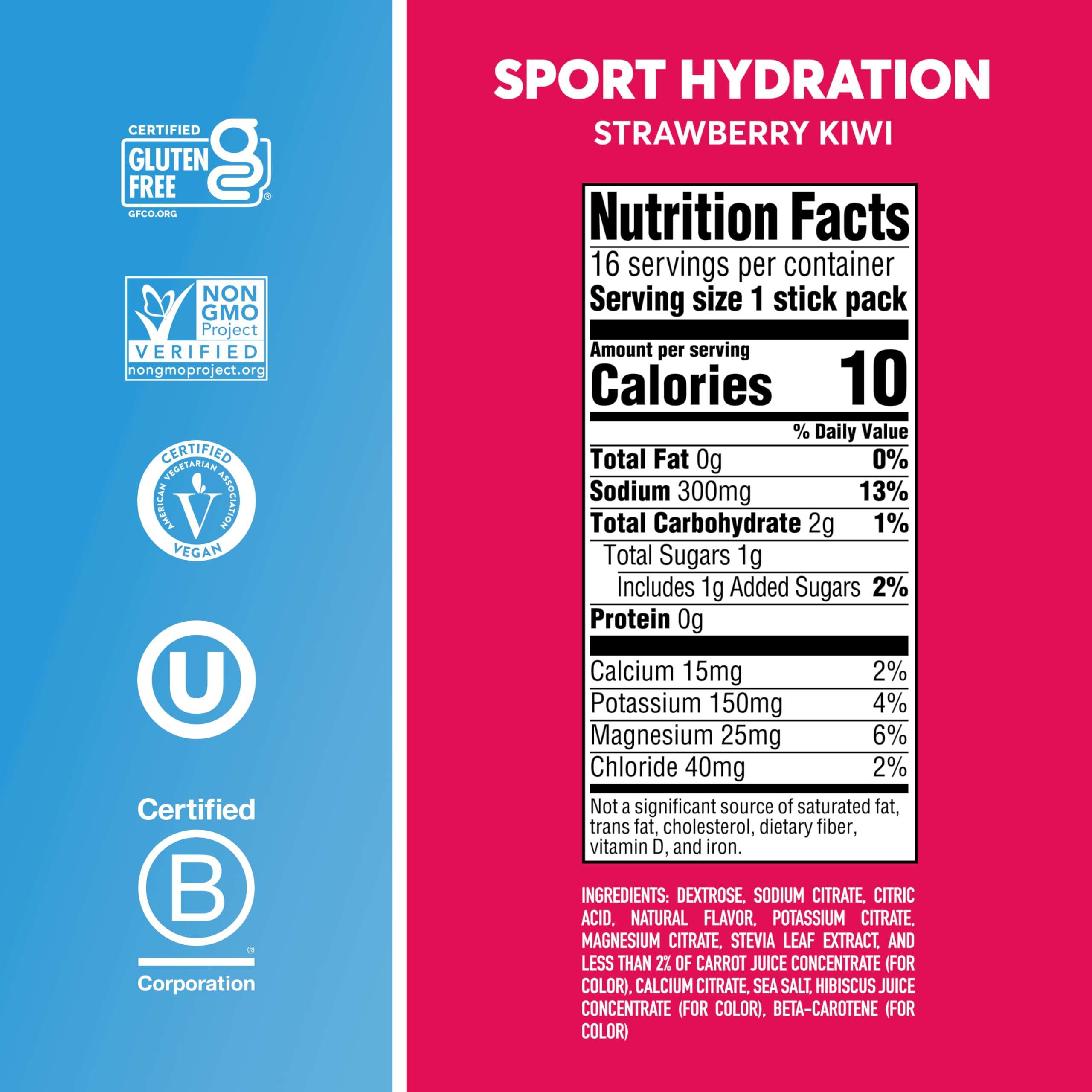 Nuun Sport single-serve packets highlighting Strawberry Kiwi flavor for on-the-go hydration.
