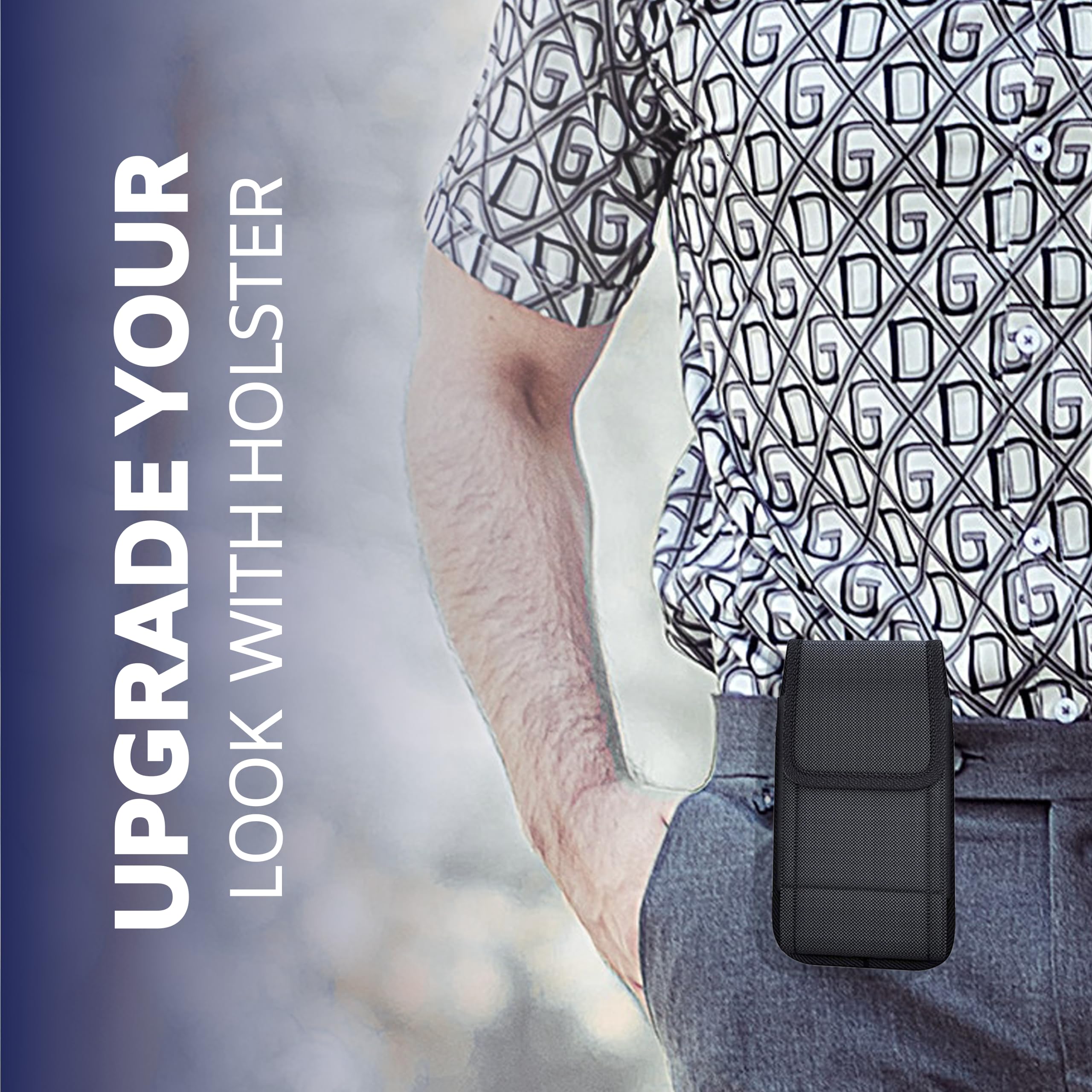 Built-in pen holders on NUVAVO holster sides for quick access