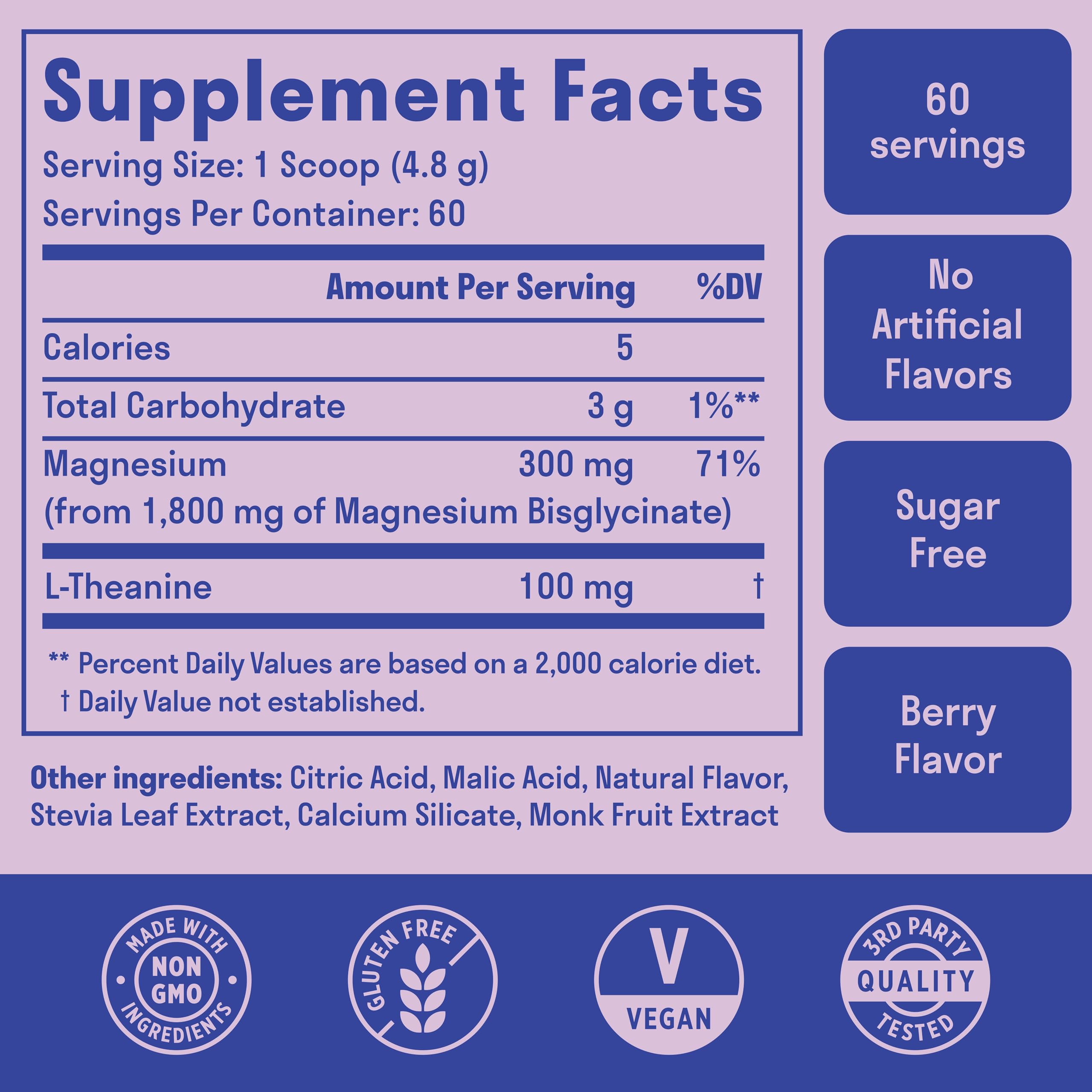 Nuven Naturals magnesium glycinate scoop ready for daily use.