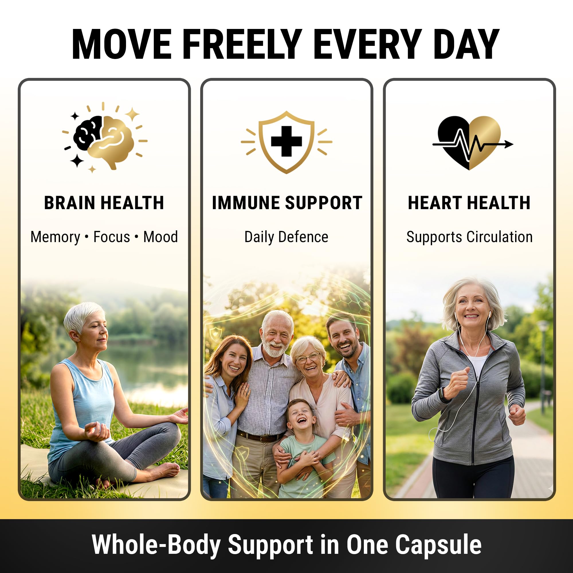 NuVitality turmeric with BioPerine label, emphasizing enhanced absorption potential.