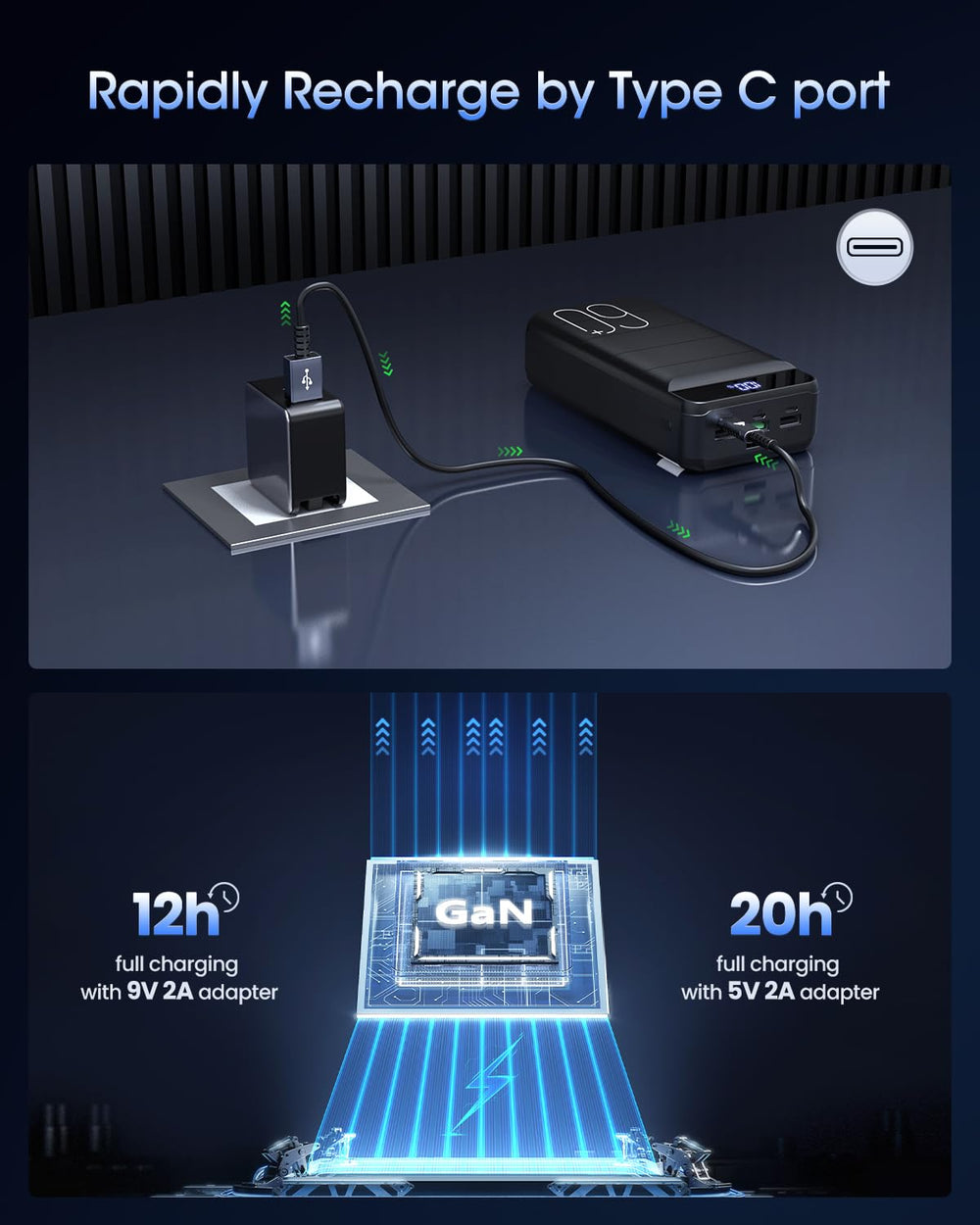 Nuxgal Power includes USB-C cable and manual for easy setup.