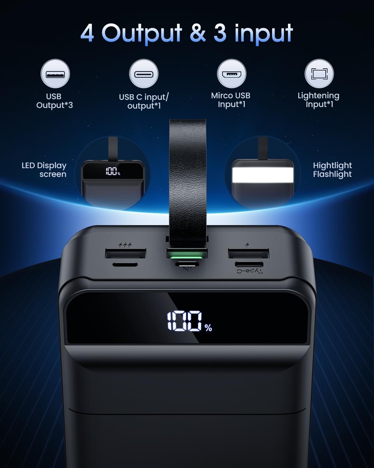 Nuxgal Power LED digital display shows remaining energy at a glance.