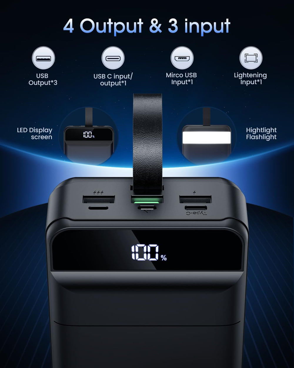 Nuxgal Power LED digital display shows remaining energy at a glance.