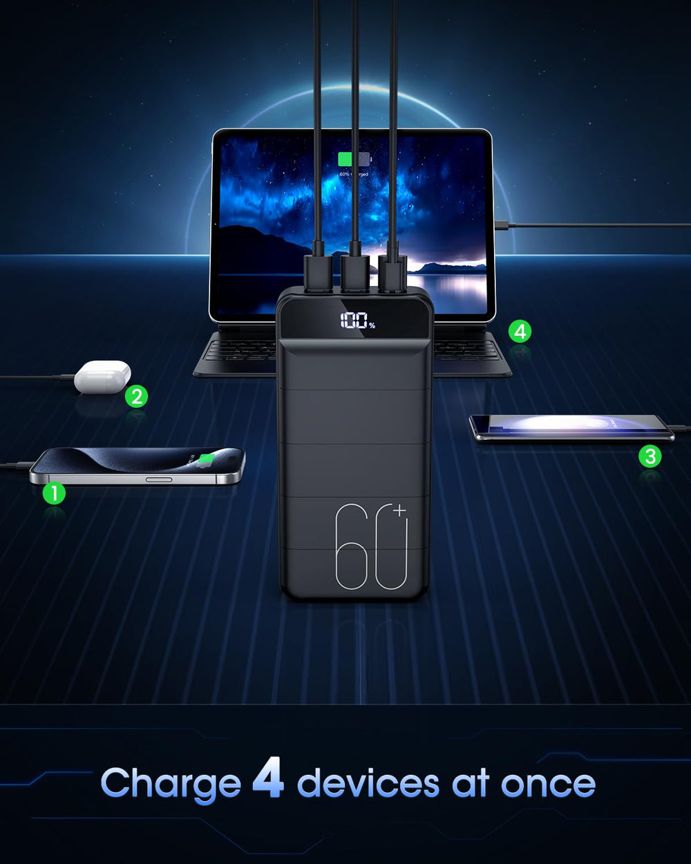 Nuxgal Power smart safety chips guard against overcharge and short circuits.