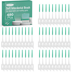 NXPPYY 480pcs dental floss picks case portable and hygienic for on the go cleaning