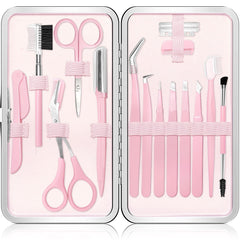 NXPPYY eyebrow kit travel case keeps tools organized for on-the-go grooming