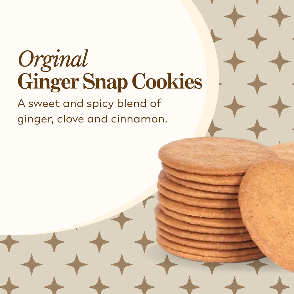 Authentic Nyakers Swedish ginger snaps in traditional thin form.